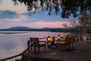 Evening at Sand Rivers Camp in Nyerere National Park (previously Selous Game Reserve) | Tanzania Safaris | The Ultimate Travel Company