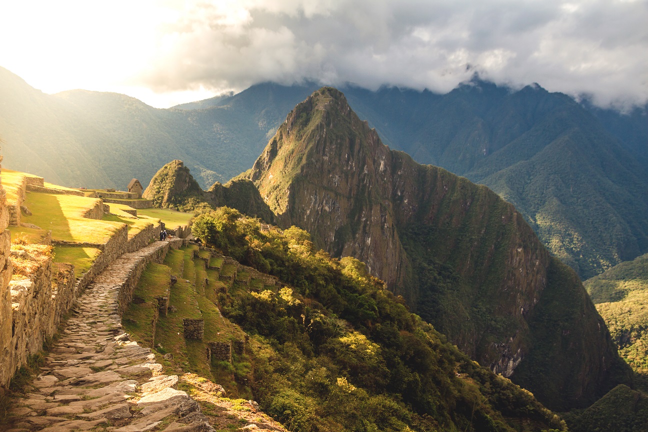 View of Machu Picchu at Sunset, the UNESCO World Heritage Site, Lost City of the Incas and Seven Wonders of the World | Peru Holidays | The Ultimate Travel Company