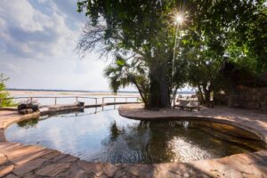 Swimming Pool at Sand Rivers Camp in Nyerere National Park (previously Selous Game Reserve) | Tanzania Safaris | The Ultimate Travel Company