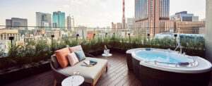 The Gate Suite Terrace with a Jacuzzi at The Gate Hotel Tokyo by HULIC | Japan Holidays | The Ultimate Travel Company