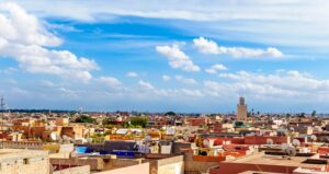 View Over the Colourful Roofs of Marrakech | Luxury Morocco Holidays | The Ultimate Travel Company