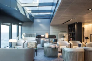 Lounge on Le Commandant Charcot, Luxury Antarctic Cruises | Luxury Antarctica Holidays | The Ultimate Travel Company