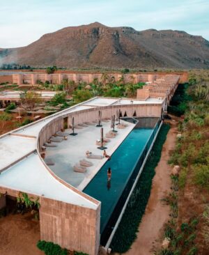 Half Moon Infinity Pool at Paradero Hotel, Todos Santos | Luxury Mexico Holidays | The Ultimate Travel Company