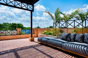 Terrace at Hotel CIGNO, a Luxury Hotel in Merida | Luxury Mexico Holidays | The Ultimate Travel Company