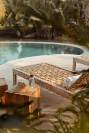 Exterior of a Nipa Pool Villa at Namia River Retreat in Hoi An | Luxury Vietnam Holidays | The Ultimate Travel Company