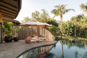 View from a Nipa Pool Villa at Namia River Retreat in Hoi An | Luxury Vietnam Holidays | The Ultimate Travel Company