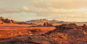 Red,Mars,Like,Landscape,In,Wadi,Rum,Desert,,Jordan,,This