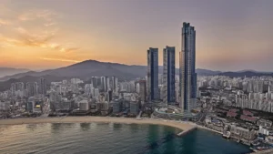 Aerial View of Signiel Busan | Luxury South Korea Holidays | The Ultimate Travel Company