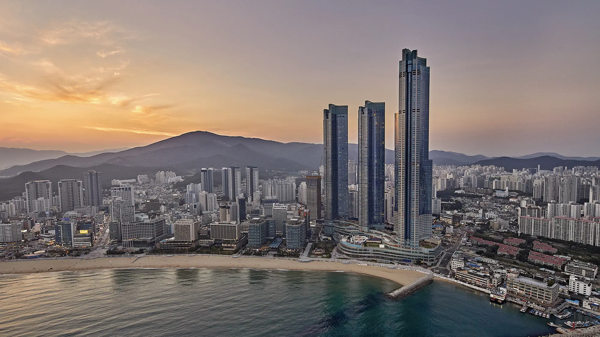 Aerial View of Signiel Busan | Luxury South Korea Holidays | The Ultimate Travel Company