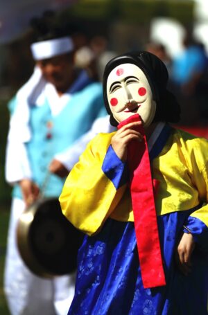 Traditional Korean Mask Dance in Andong | Luxury South Korea Holidays | The Ultimate Travel Company