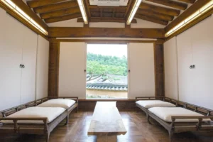 Living Area at Rakkojae Hahoe Hanok Hotel, Andong | Luxury South Korea Holidays | The Ultimate Travel Company