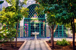 Marrakech,,Morocco,-,January,10,,2019,:,Small,White,Fontaine