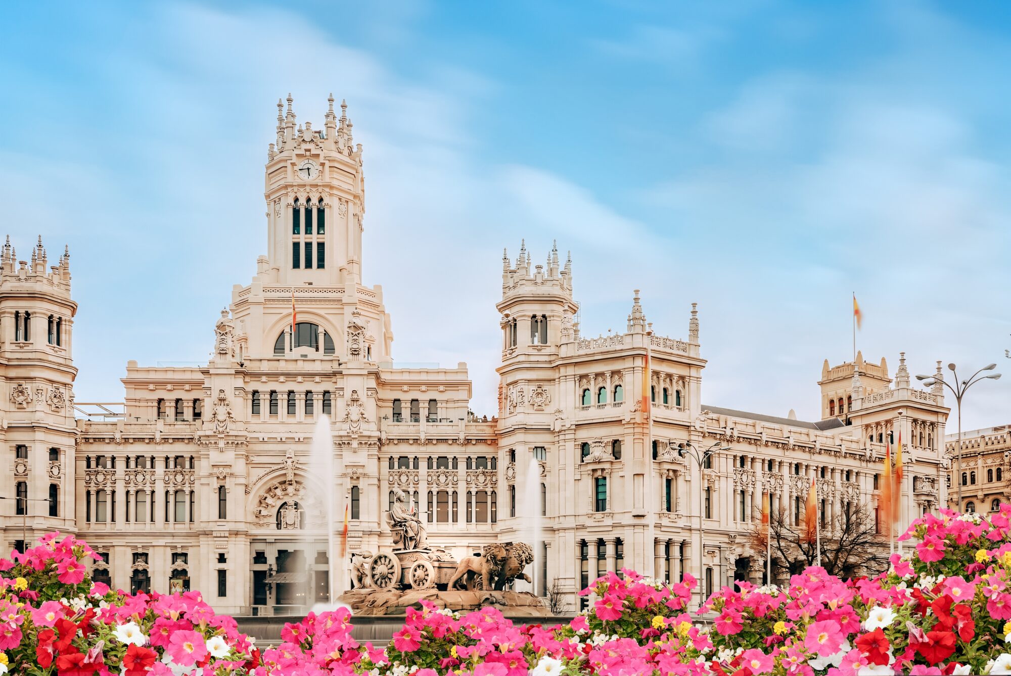 Spain,,Madrid,-,Madrid,City,Hall,Building,On,Cibeles,Square,