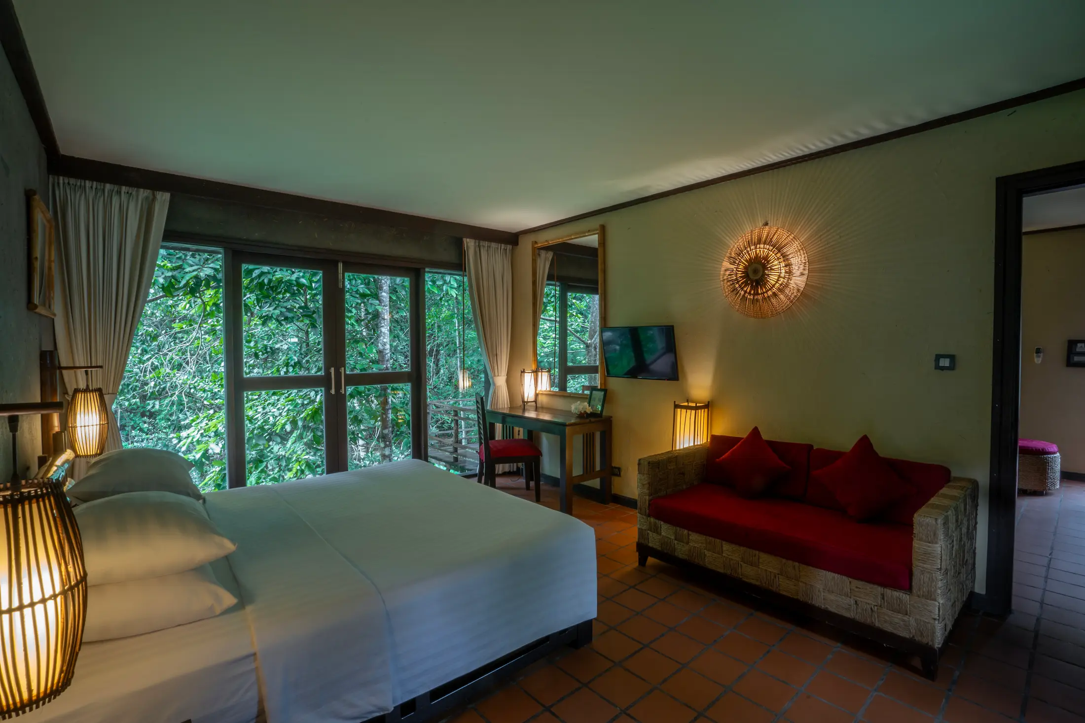 Room at Nam Kat Yorla Pa, a luxury hotel in Laos | Tailor-Made Laos Holiday | The Ultimate Travel Company