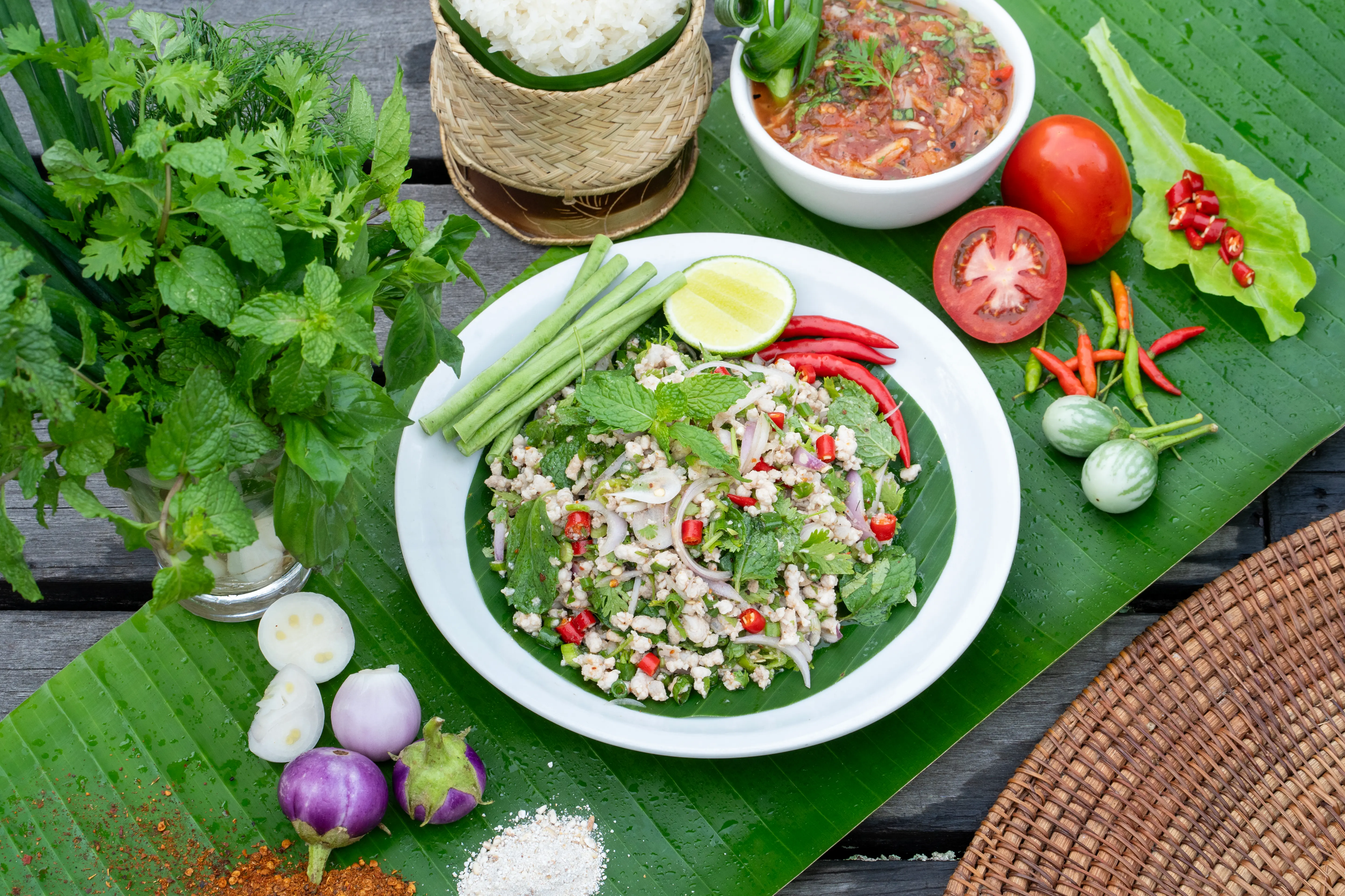 Gastronomy in Nam Kat Yorla Pa, a luxury hotel in Laos | Tailor-Made Laos Holiday | The Ultimate Travel Company