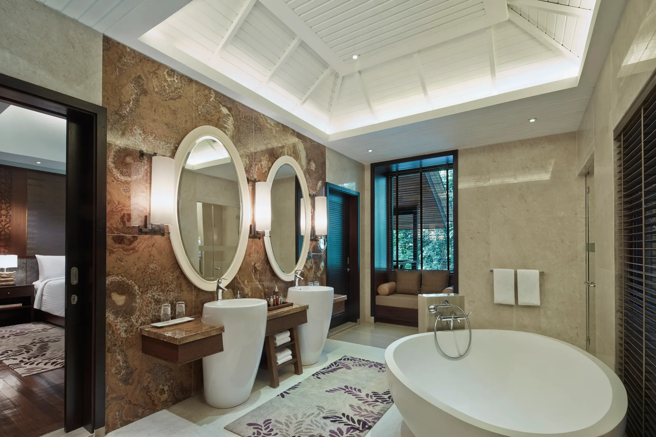 Presidential Suite Bathroom at Mulu Marriott Resort & Spa | Tailor-Made Luxury Borneo Holidays 2025, 2026 & 2027 | The Ultimate Travel Company
