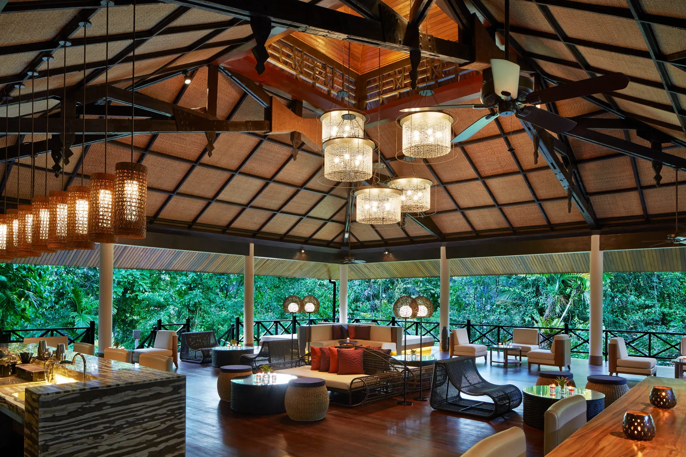 River Bar at Mulu Marriott Resort & Spa | Tailor-Made Luxury Borneo Holidays 2025, 2026 & 2027 | The Ultimate Travel Company