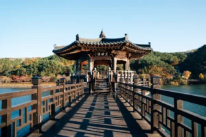 Woryeonggyo Bridge on Nakdong river in Andong | Luxury South Korea Escorted Tours 2026 | The Ultimate Travel Company